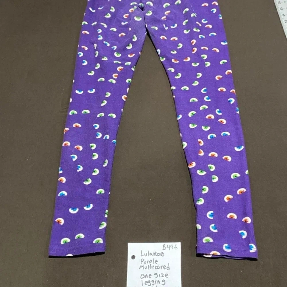 LulaRoe leggings multicolor legging one size best fits à teen (14-16). SKU-B496